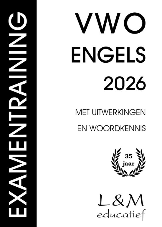 Examentraining vwo Engels 2026 - cover