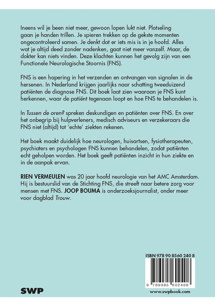 Tussen de oren? - back cover