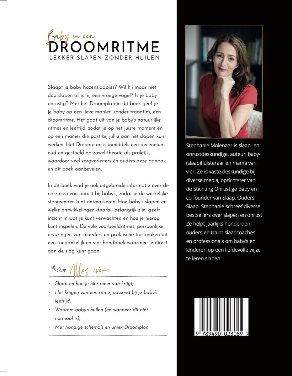 Baby in een droomritme - back cover