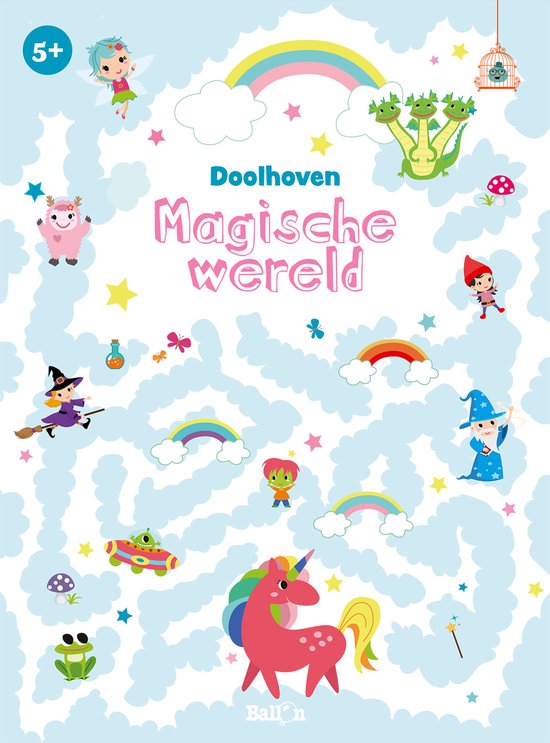 Doolhoven 1 - Magische wereld (5+) - cover