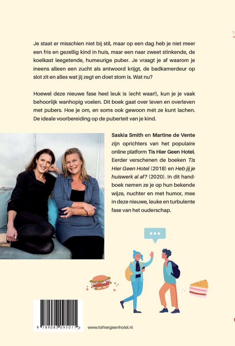 Handboek voor beginnende puberouders - back cover