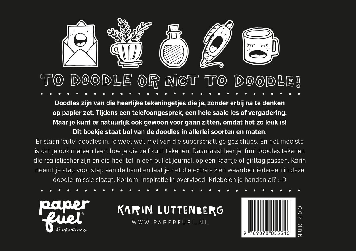 Dare to doodle XXL - back cover