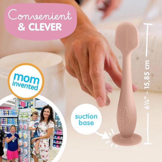 Bumco Baby Luier Uitslag Crème Applicator - Baby Billen Borstel Luier Crème Spatel - Baby Shower Geschenken van Bumco — afbeelding 4