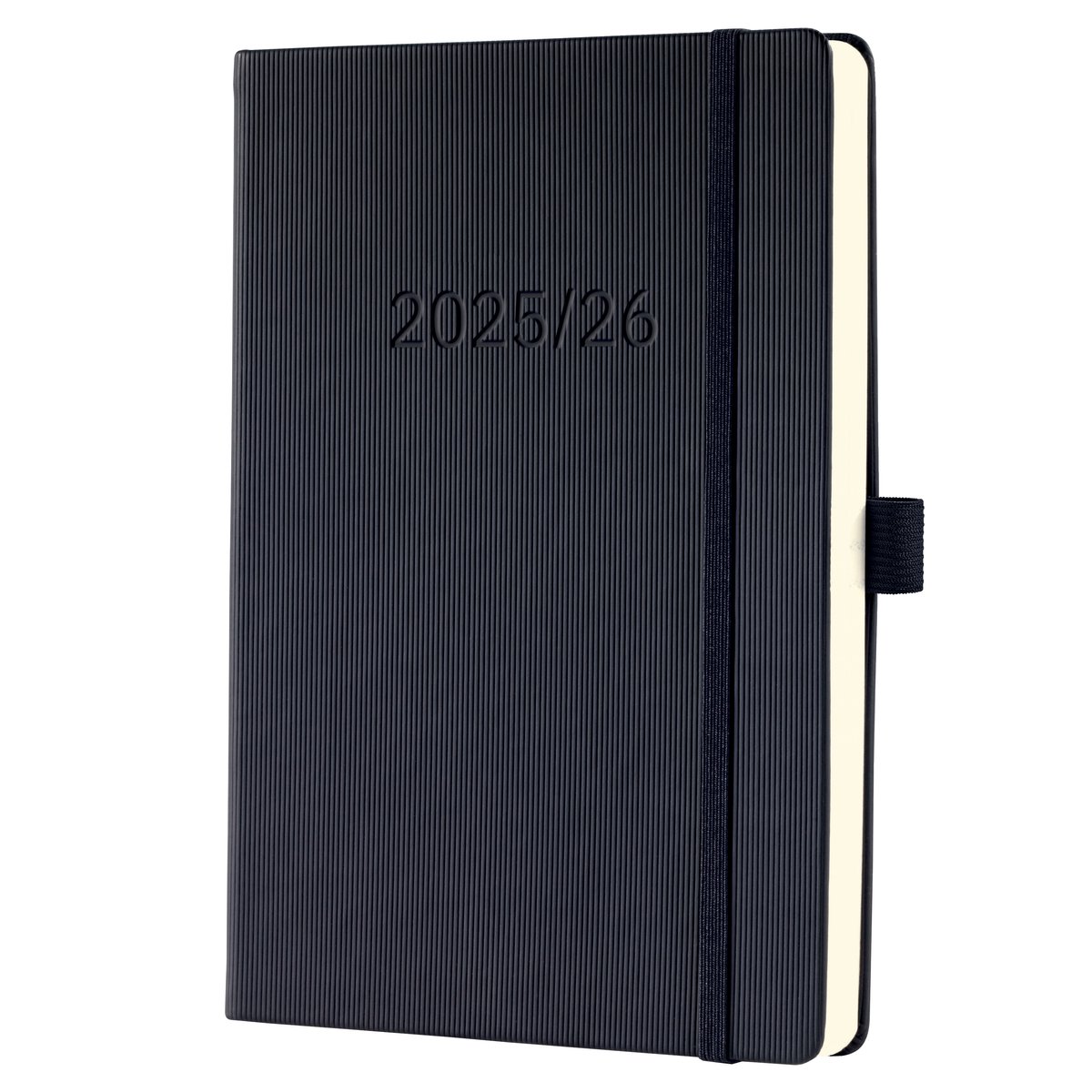 Sigel weekagenda Conceptum - formaat A5 - jaartal 2025/2026 - 18 maanden - zwart - hardcover - SI-C2601
