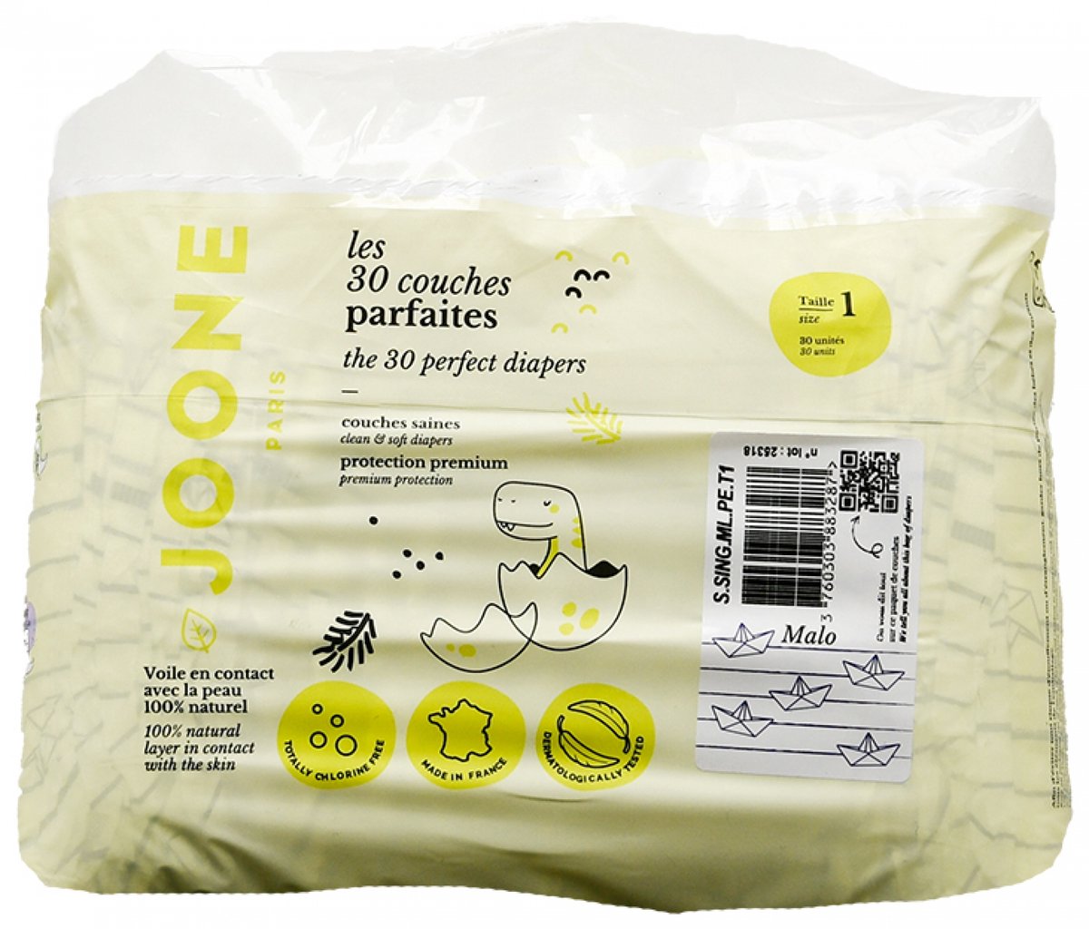 Joone De Perfecte Luiers Maat 1 (2-4 kg) 30 Eenheden