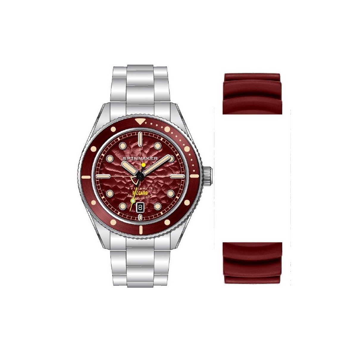 Spinnaker - SP-5159-33 - Polshorloge - Heren - Automatisch - JUNIOR PICCARD