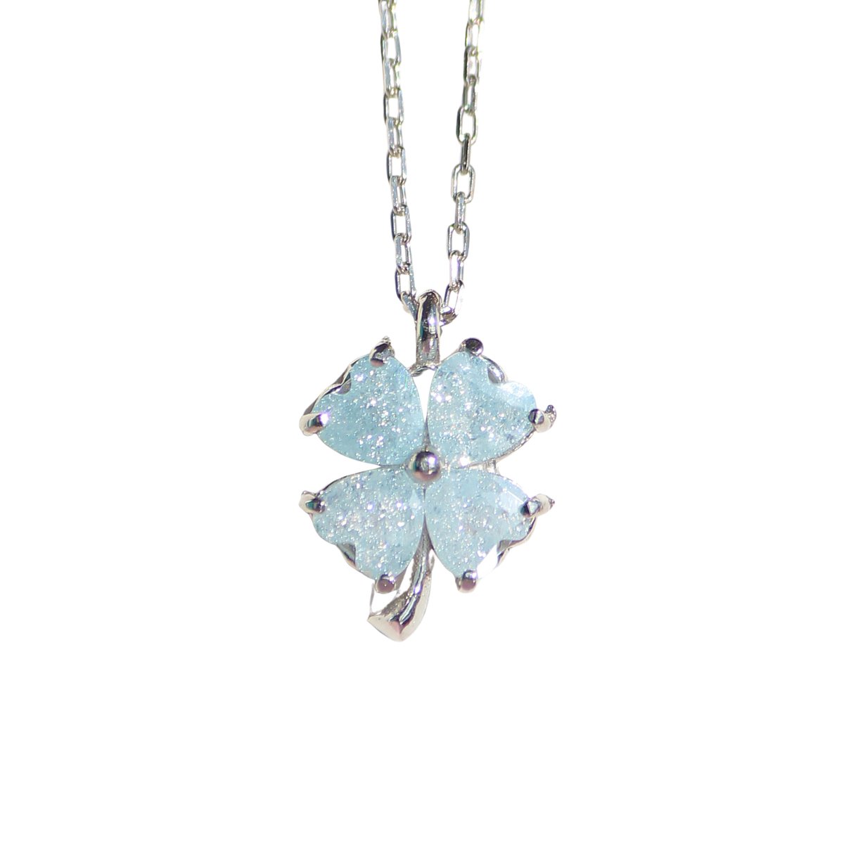 Pera Jewelry® - 925 sterling zilveren Ketting met Klaver Hanger - 50 jaar Sarah Cadeau - Ketting met Hanger - Cadeau Voor Sarah - Verjaardag Cadeau