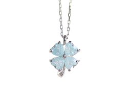 Pera Jewelry® - 925 sterling zilveren Ketting met Klaver Hanger - 50 jaar Sarah Cadeau - Ketting met Hanger - Cadeau Voor Sarah - Verjaardag Cadeau