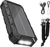 Bol.com BOCCA PRO.® - Solar Powerbank 27000 mAh - Ingebouwde kabels - powerbank Iphone - magsafe powerbank - Noodpakket - Powerb... aanbieding
