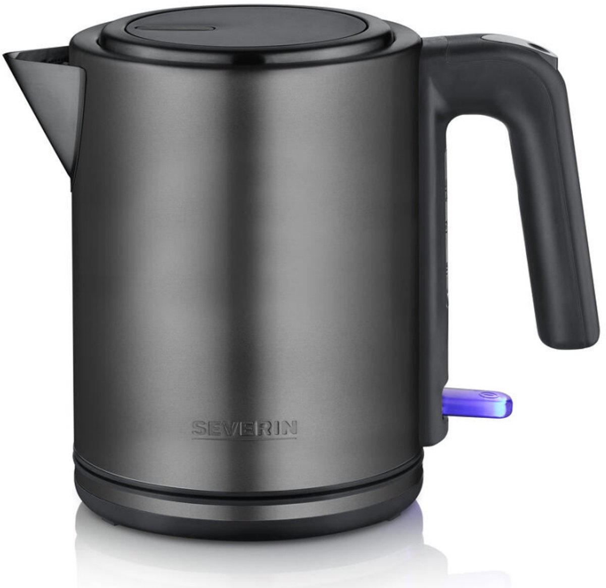 Severin WK 9342 Waterkoker – 2400W – RVS – 360° Draadloos – Compact - Zwart