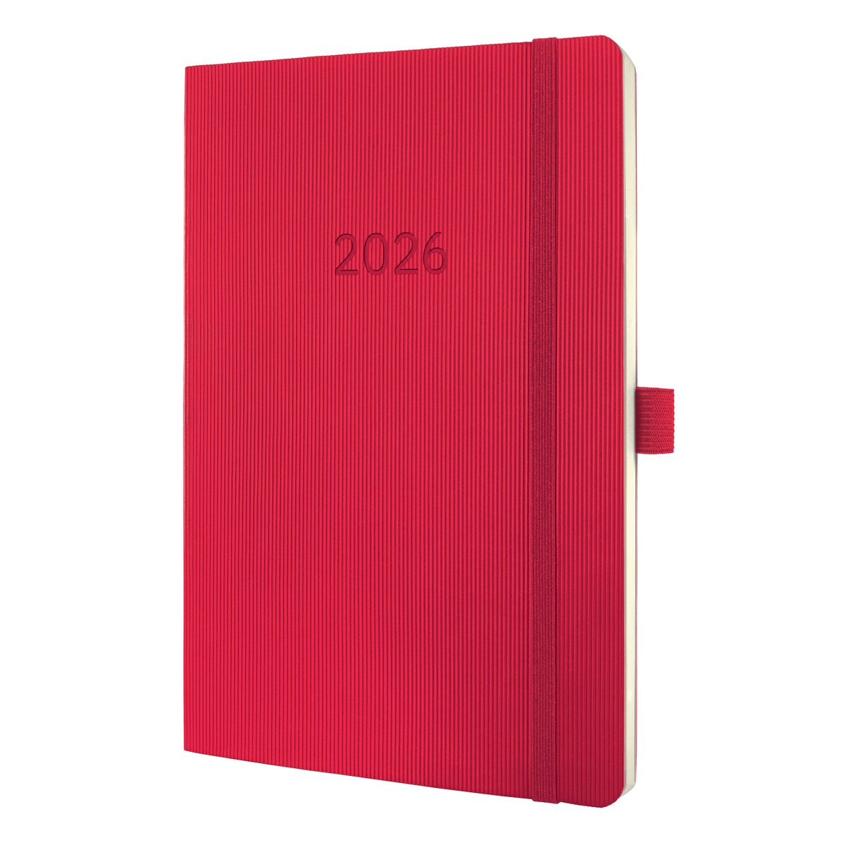 Sigel weekagenda 2026 Conceptum - formaat A5 - rood - softcover - SI-C2634