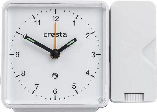 Instituut Obsessie versus Cresta Analoge wekker met projector PRA310 wit 24011.01 | bol.com