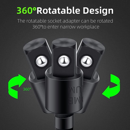 PIQIUQIU 3-Piece Angle Drill Adapter, 4-in-1 Impact Drill Extension, 360° Rotatable, 1/4 3/8 1/2 Inch Impact Wrench Adapter Set, 105° Angle Screwdriver Drill PIQIUQIU 3-Piece Angle Drill Adapter, 4-in-1 Impact Drill Extension, 360° Rotatable, 1/4 3/8 1/2 Inch Impact Wrench Adapter Set, 105° Angle Screwdriver Drill
