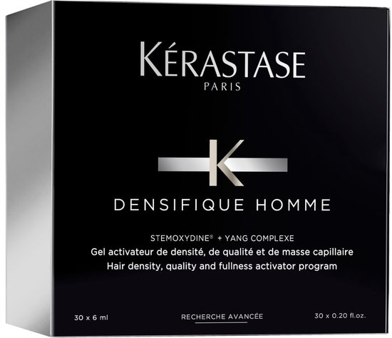 Kérastase Densifique Cure Homme Coffret à 30 - Haarkuur voor mannen voor voller en dikker haar - 30x6ml