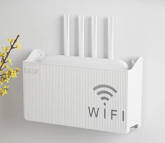 Wandhouder voor Router – Draadloze Router Organizer 24.5 x 14 x 6 cm ...