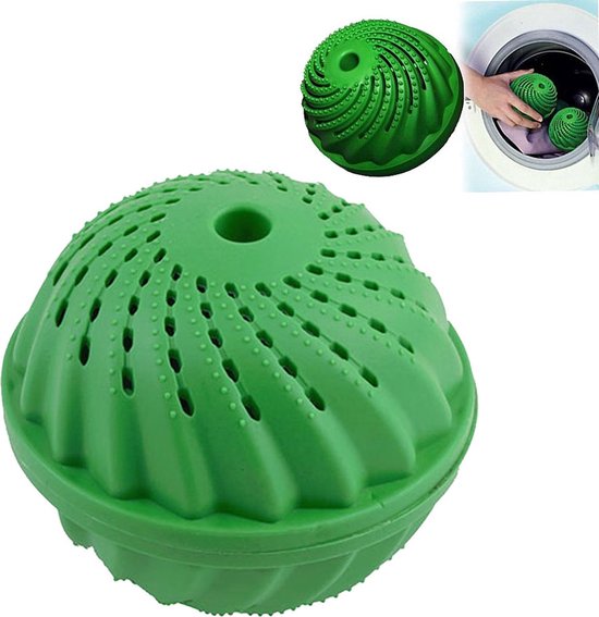 Boule de lavage écologique 2 pièces - boules en céramique - durable - boules de lavage - bleu - nettoyant pour lave-linge - lave-linge - détergent pas nécessaire