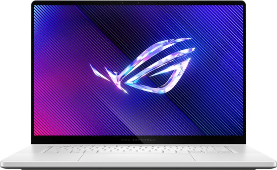 "ASUS ROG Zephyrus G16 GU605CX-QR076W Intel Core Ultra 9 285H Laptop 40,6 cm (16"") WQXGA 64 GB LPDDR5x-SDRAM 2 TB SSD NVIDIA GeForce RTX 5090 Wi-Fi 7 (802.11be) Windows 11 Home Nederlands Wit"