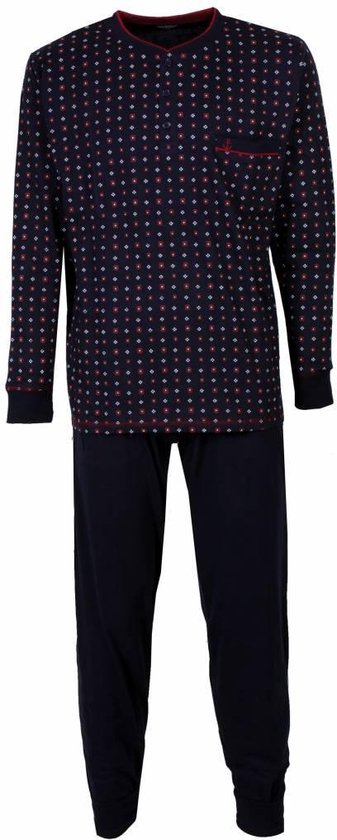 Paul Hopkins - Heren Pyjama - 100% Katoen - Blauw - Maat S