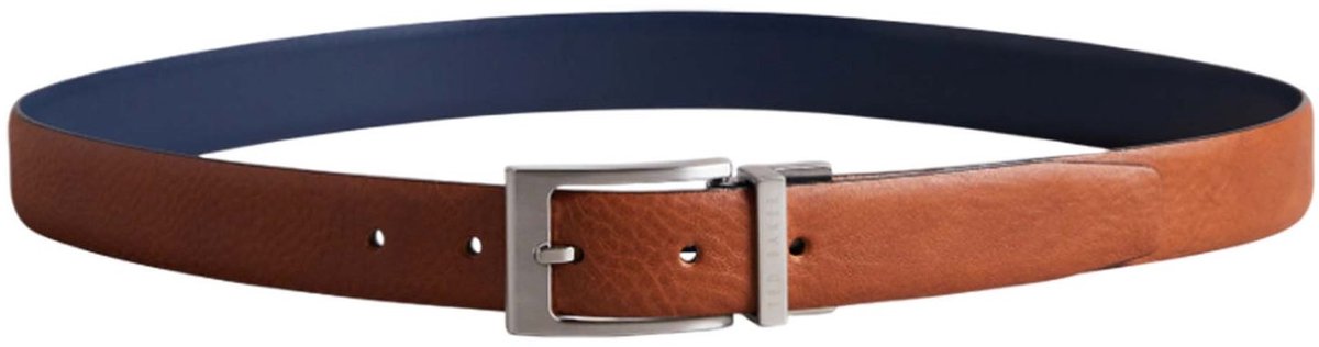 Ted Baker Riem KARMER Reversible Leather Belt W85 Tan Bruine