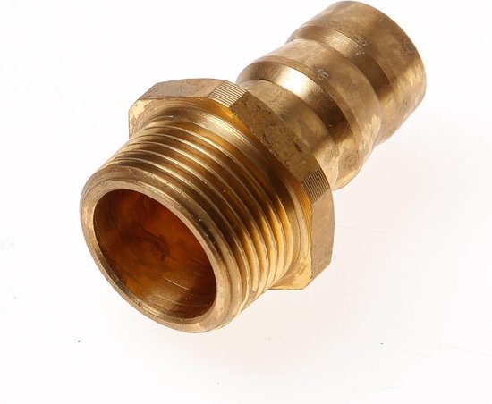 Snelkoppeling Euro 8 mm slangaansluiting in blister