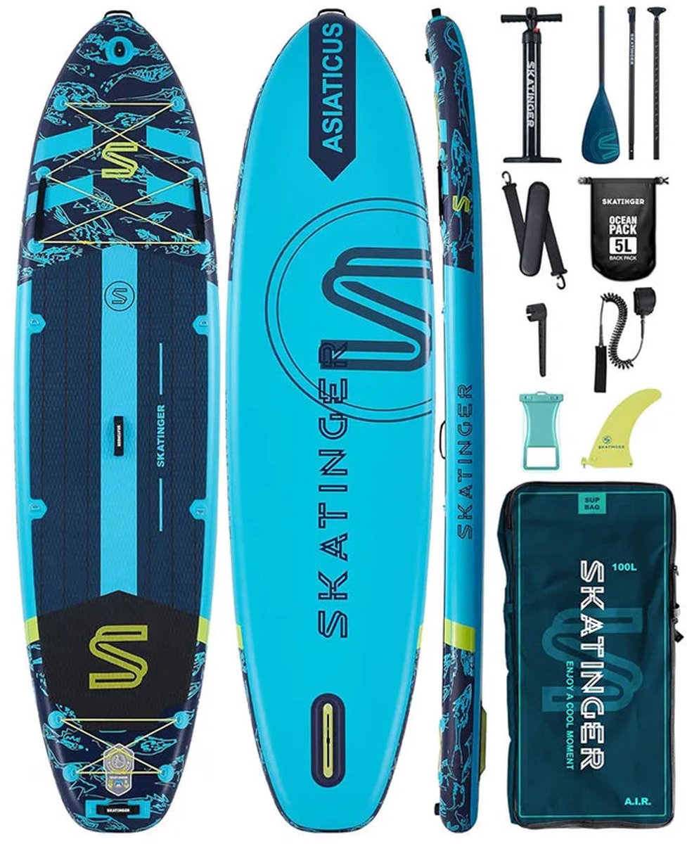 Skatinger Asiaticus 350x89x15 cm (11'6'') yoga SUP board