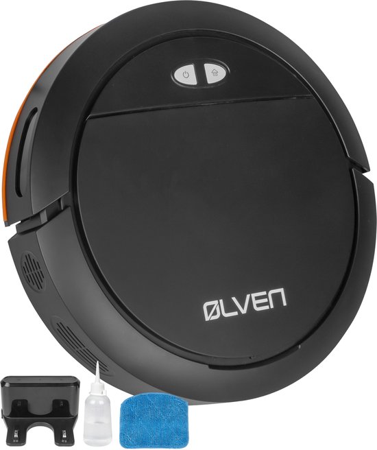 Ølven Robotstofzuiger met Dweilfunctie - App - Laadstation - Geschikt voor Huisdieren - Dweilrobot