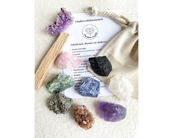 Chakra Edelstenen Set met 8 Kristallen