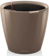 LECHUZA Plantenbak Classico 43 LS ALL-IN-ONE taupe hoogglans 16085