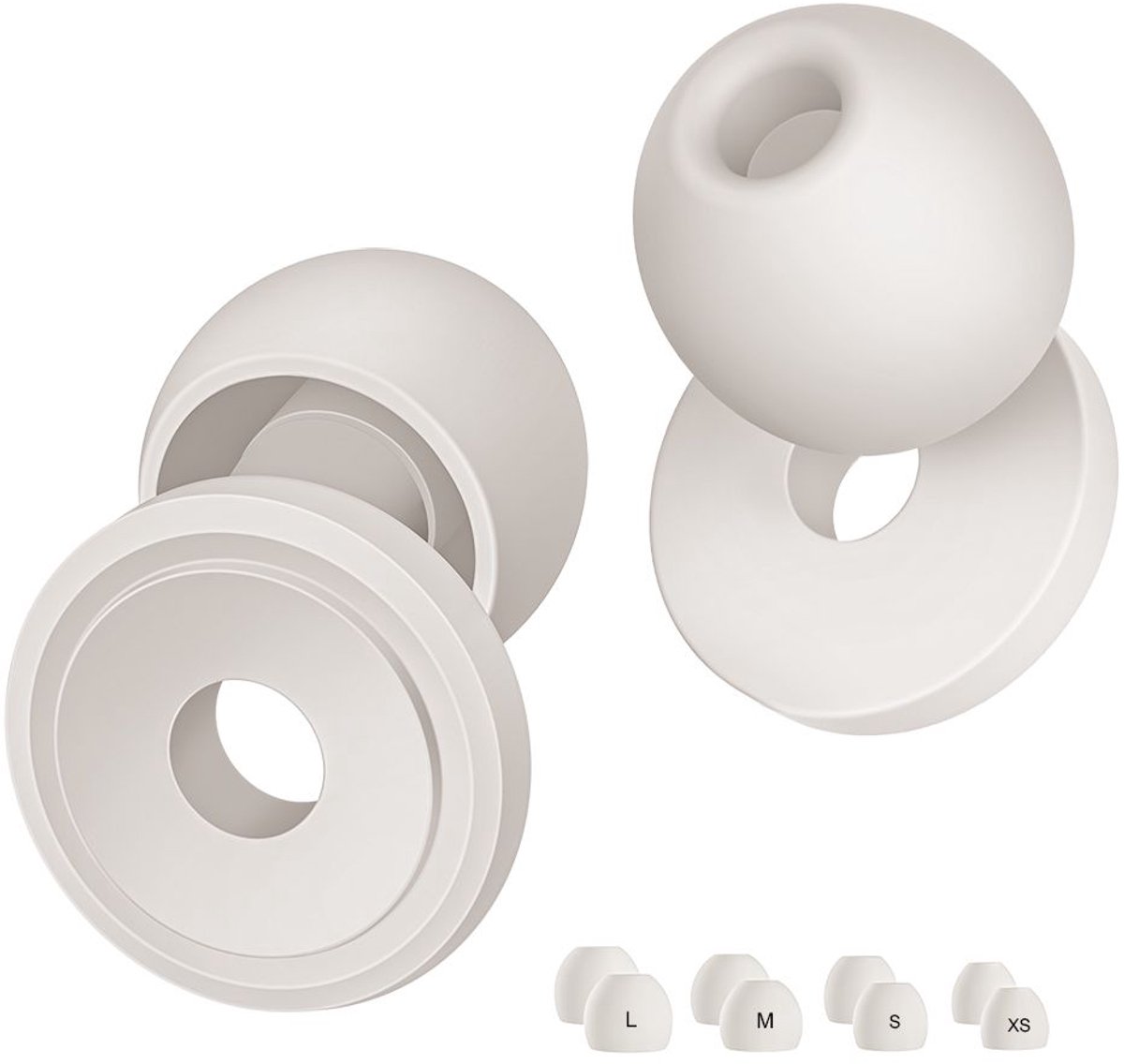 Nova Venture CometPods – Loop Earplugs Style – 33dB Noise Reduction Earplugs – The Quiet Experience – Comfortabele Oordoppen – Wit