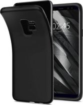 Samsung Galaxy S9 Case Zwart TPU Hoesje Matte Finish Slim Profile
