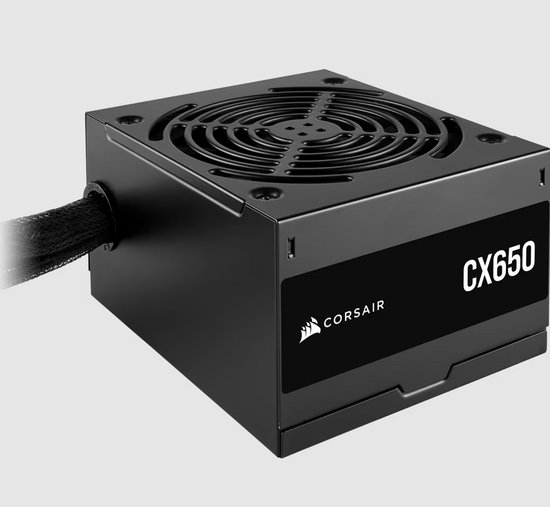 Corsair CX Series CX650 Interne Voeding - 650 Watt - ATX - 80 Plus Bronze - Zwart
