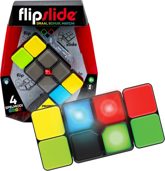 Flipslide - Elektronisch handspel - Draai, schuif en los lichtpuzzels op