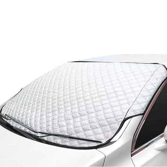 Toivo Couverture antigel pour voiture - 146 x 100 CM - Pare-brise - Matériau de haute qualité à 4 couches - Couverture antigel - Couverture antigel - Housses de pare-brise antigel