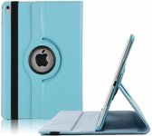 Ntech nieuwe iPad 9.7 (2018-2017) Hoes Case Cover 360° draaibaar Multi stand   Licht Blauw