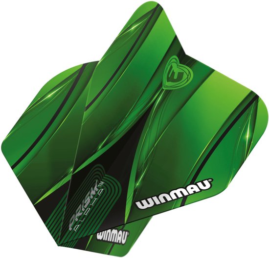 WINMAU - Prism Alpha Groen en Zwart dart vluchten - 1 sets per pakket (3 dartvluchten in totaal) van Winmau — afbeelding 3