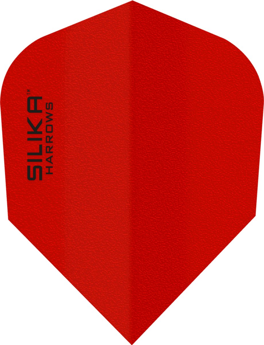 Harrows Silika Solid Red NO6 Tough Crystalline Coated - Dart Flights