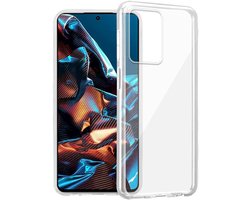 Cadorabo Hoesje geschikt voor Xiaomi Poco X5 Pro / RedMi Note 12 Pro 5G in VOLLEDIG TRANSPARANT Niet-vergelende Technologie Beschermhoes gemaakt van flexibel TPU Silicone Case Cover