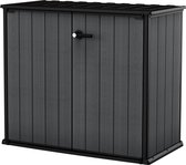 Bol.com Keter Cortina Bella Opbergkast - 1000L - 140x77x120cm - Grijs aanbieding