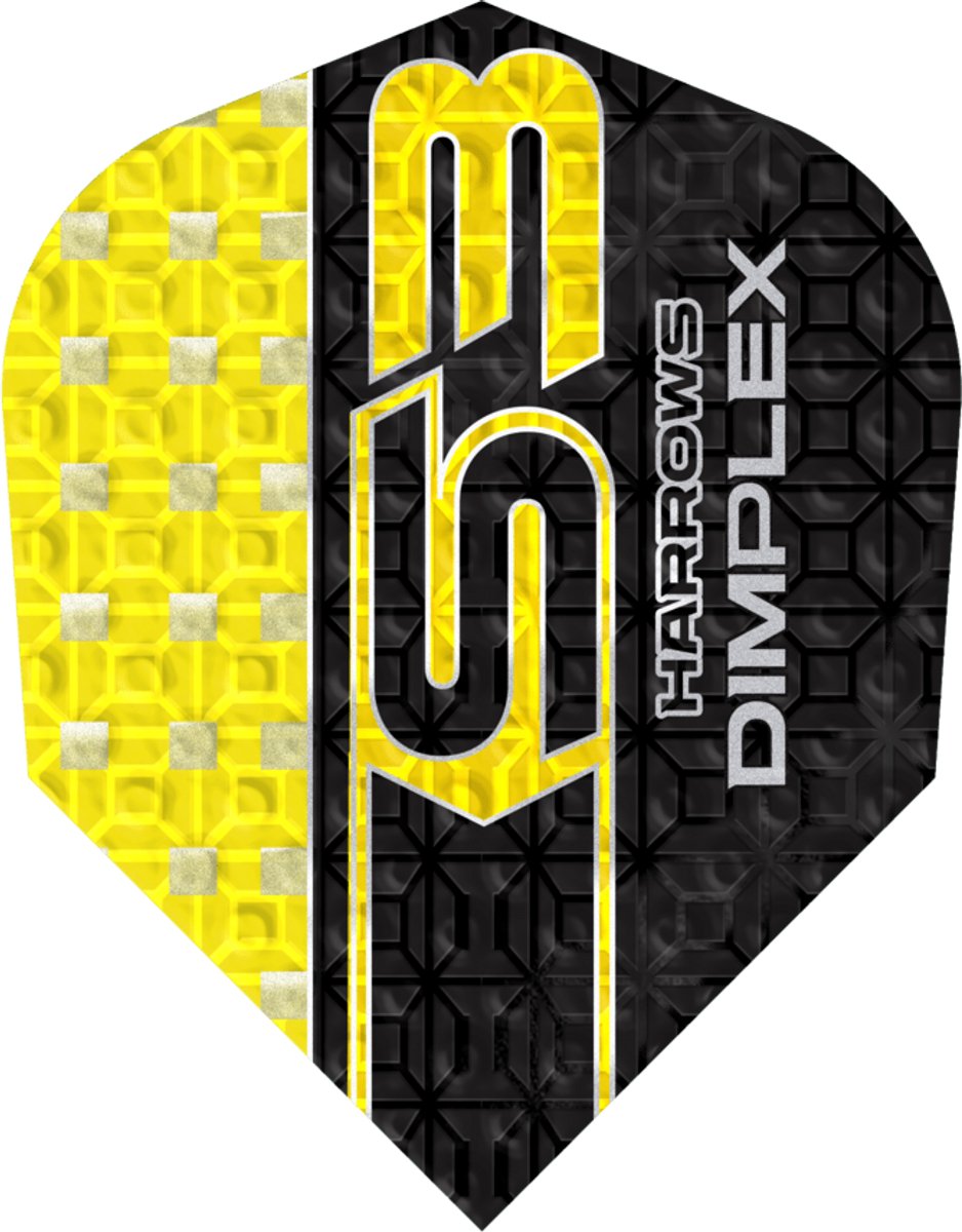 Harrows Dimplex S3 Yellow NO6 - Dart Flights