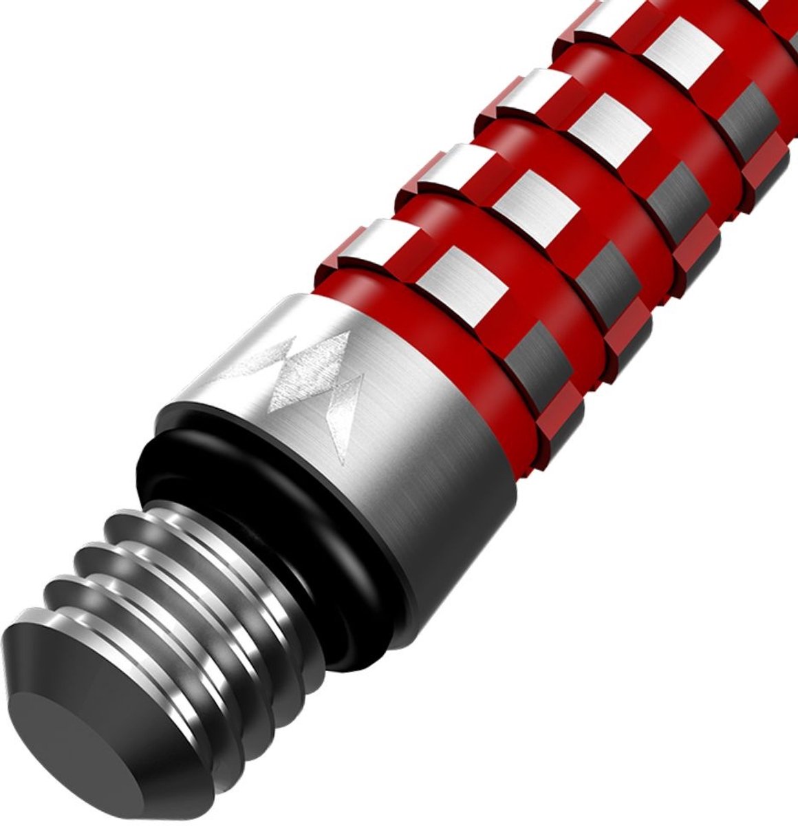 Mission Atom13 Naturel Metal Gripped Red - Dart Shafts Medium