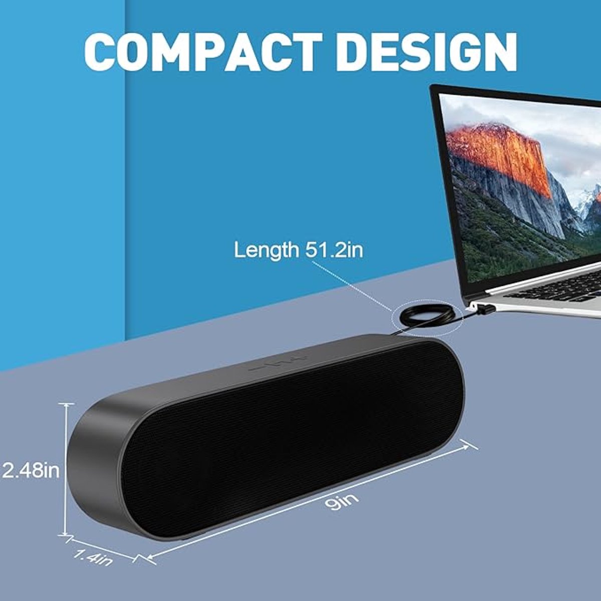 Soundbar PC Speaker Plug & Play - afbeelding 2