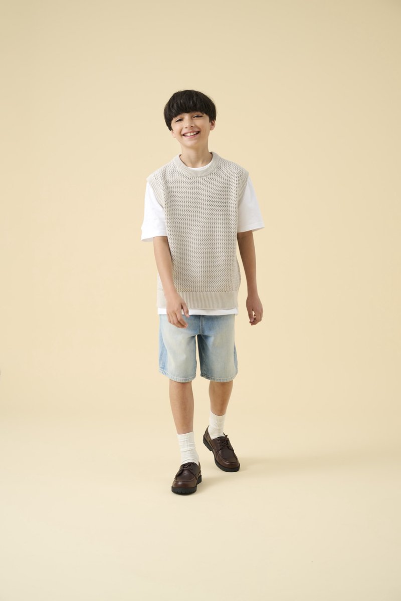 ONLY&SONS - OSJFADE LB TINTED 6963 TAI DNM SHORTS - Jongens - Bermuda shorts