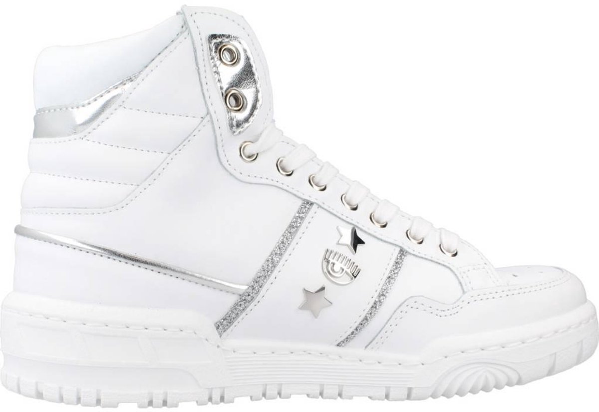 CHIARA FERRAGNI SNE CF1 HIGH WHITE LEATH Wit 38 EU