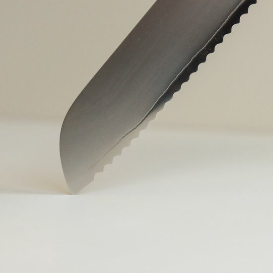 SOPHIOR Collection Classic Héritage - Couteau à pain | Acier 3 couches | Manche en palissandre | 60 HRC