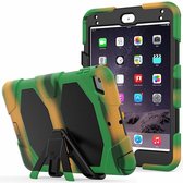Ntech Hoes geschikt voor Apple iPad mini 4 Extreme Armor Case Camouflage - Groen
