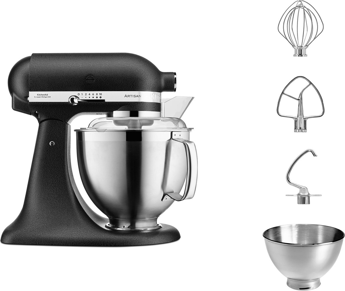 KitchenAid Artisan 5KSM185PSEBK - Antraciet standmixer thumbnail 5
