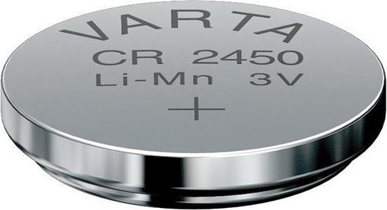Pile bouton Varta CR2450 - 5 pièces | bol