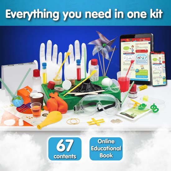 Super Science Kit voor Kinderen | 150 Educatieve Experimenten voor 8-10 ...