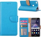 Huawei P8 Lite (2017) Portemonnee case cover cover Blauw - Ntech