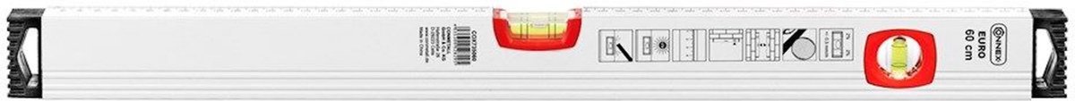 Connex COX732150 Waterpas 150 cm Euro Aluminium 1.5 mm